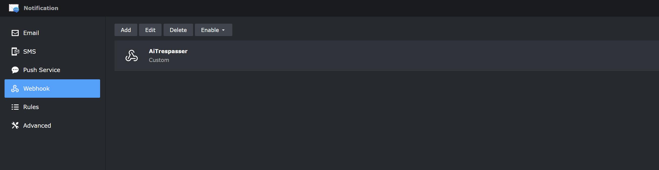 Synology Notification Center
