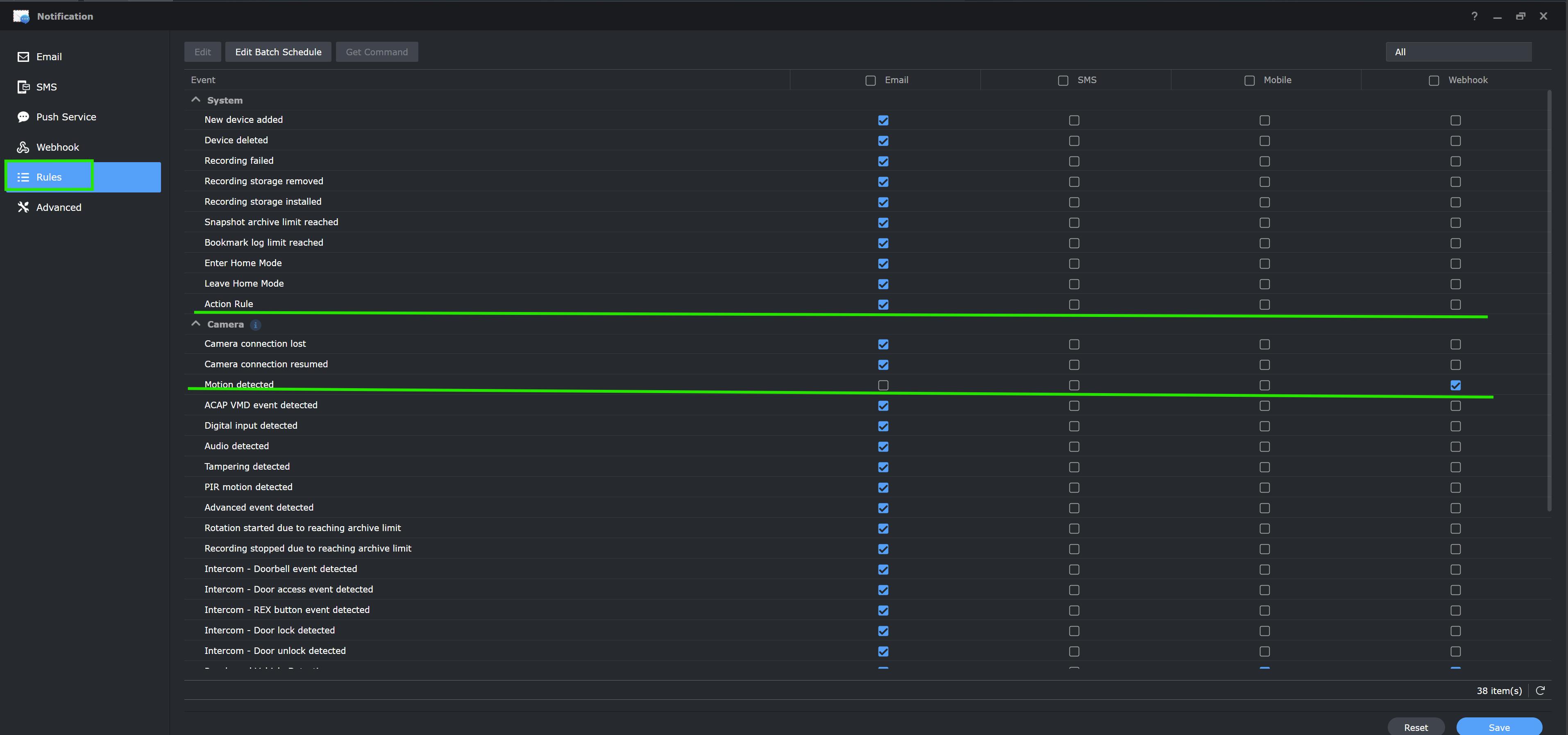 Create New WebHook